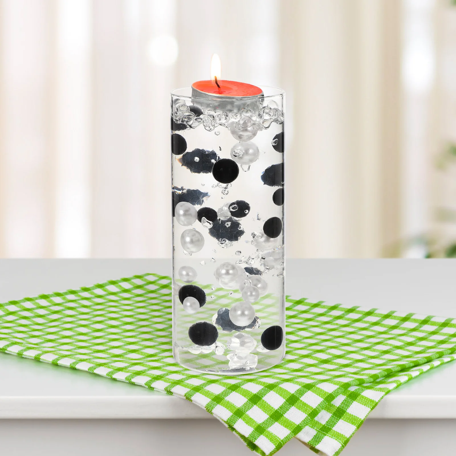 400 قطعة حبات اللؤلؤ وهمية العائمة زهرية حشو لا ثقب الحفر للمزهريات الزخرفية أصحاب الزفاف لصالح الديكور