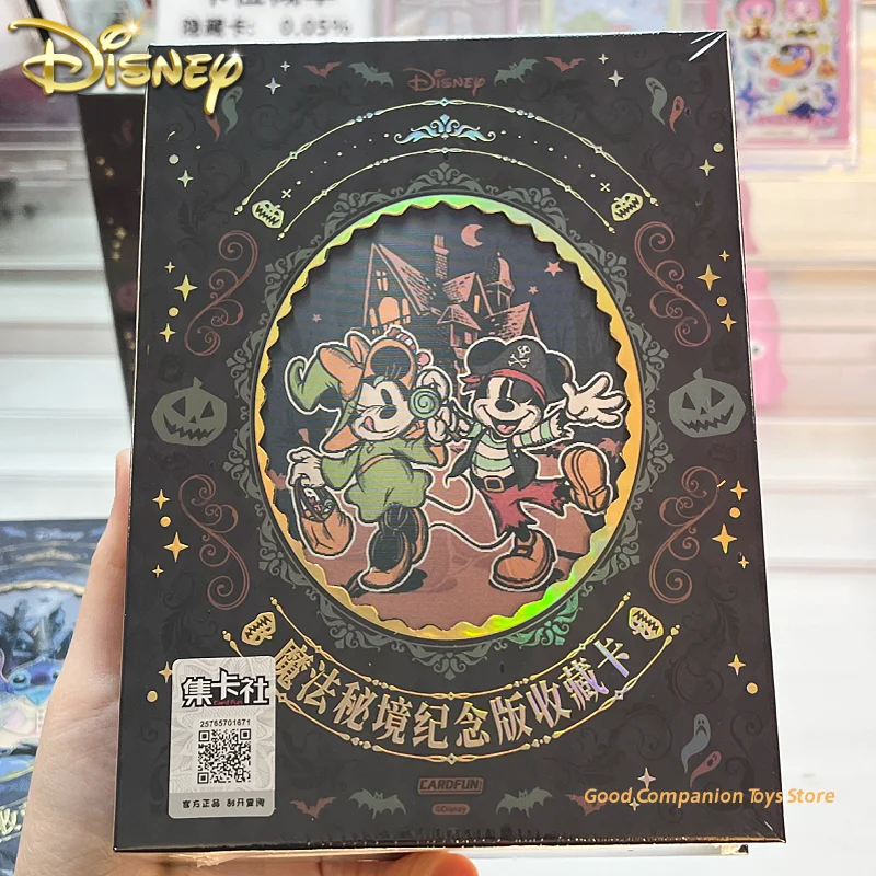 Genuine Disney Card Magic Secret Realm Series Halloween Collectible Card Mickey Mouse Anime Peripheral Collector'S Card Toy Gift