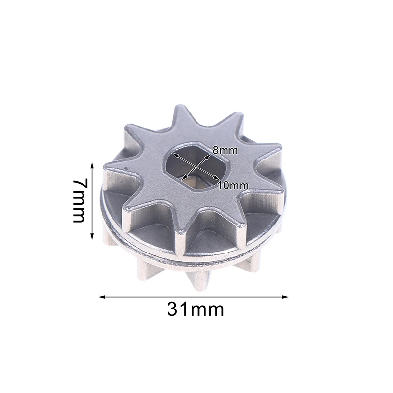 HOT! 1/2pcs 8x10x31mm Gear Sprockets Drive Replace Sprocket 8 Inch 9Teeth For Gear Asterisk Electric Chain Saw Chainsaw Chain
