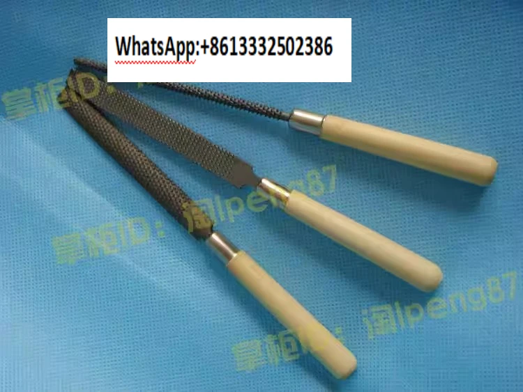 Woodworking file imported 3-piece set file 4 inches (100mm)