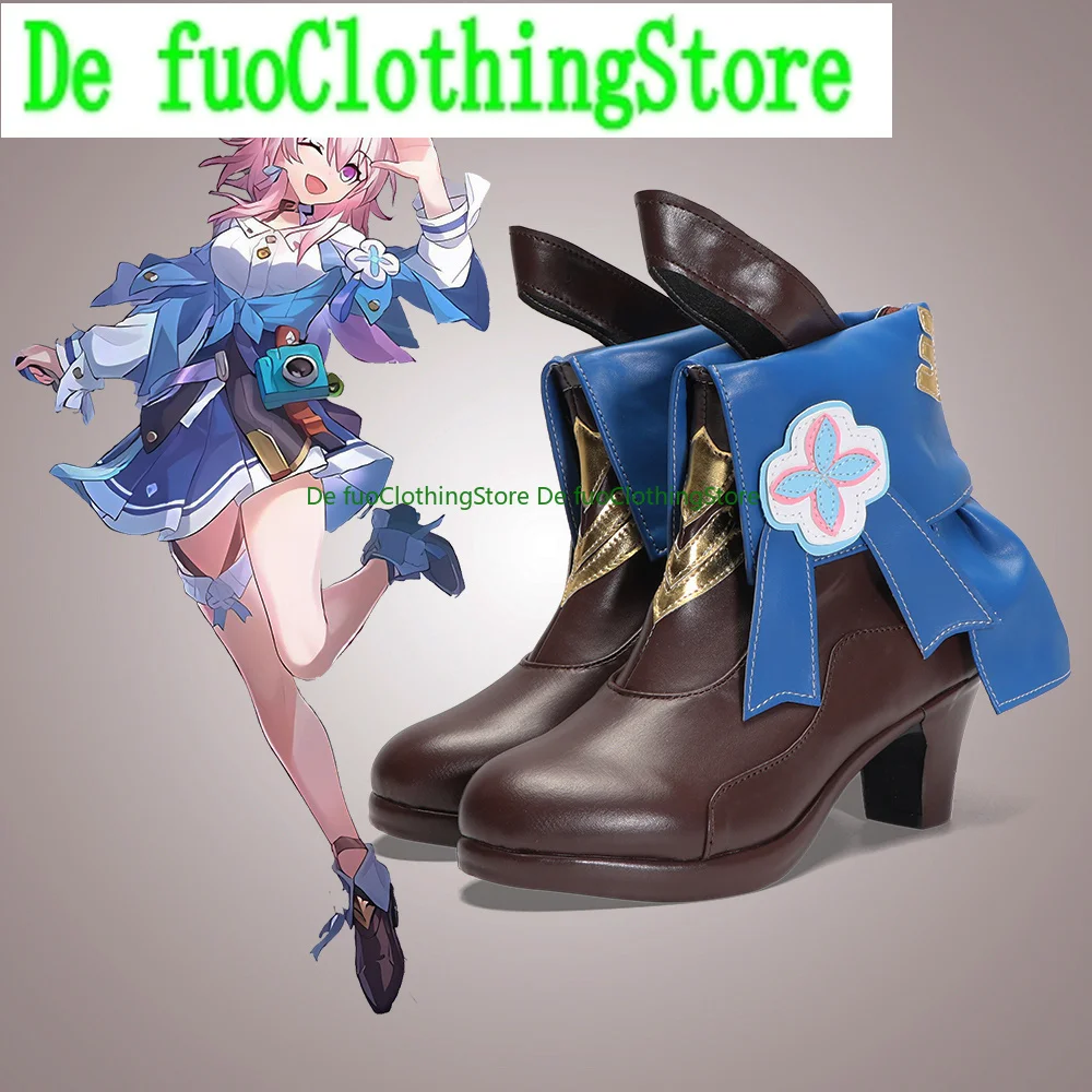 

DefuoClothing Store Honkai Impact 3rd / Star Rail Cosplay Shoes Anime Game Character Props Boots
