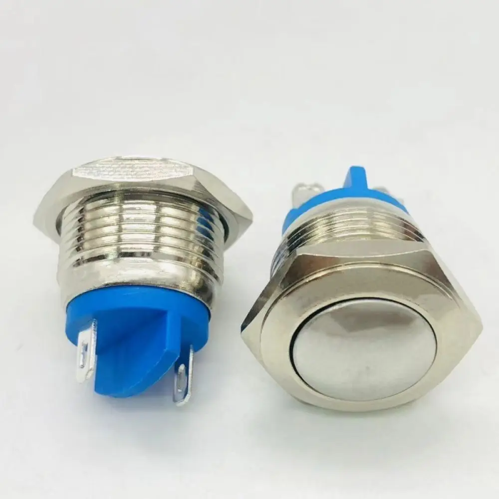 Versatile Metal Push Button Switch 8 12 16 19 22mm Momentary Latching Welding Screw Terminal Automation Control Starter Part