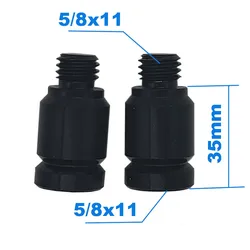 2pcs Prism Adapter - 5/8 x 11 thread both ends ( male and female ) LENGTH: 35mm for GPS.