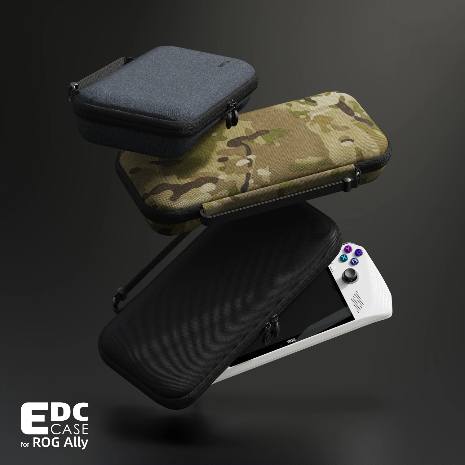 Carrying Case for Asus Rog Ally Handheld Case, Shockproof Hard EVA  Protective Case for Asus Rog Ally Travel Case Hard Shell Bag