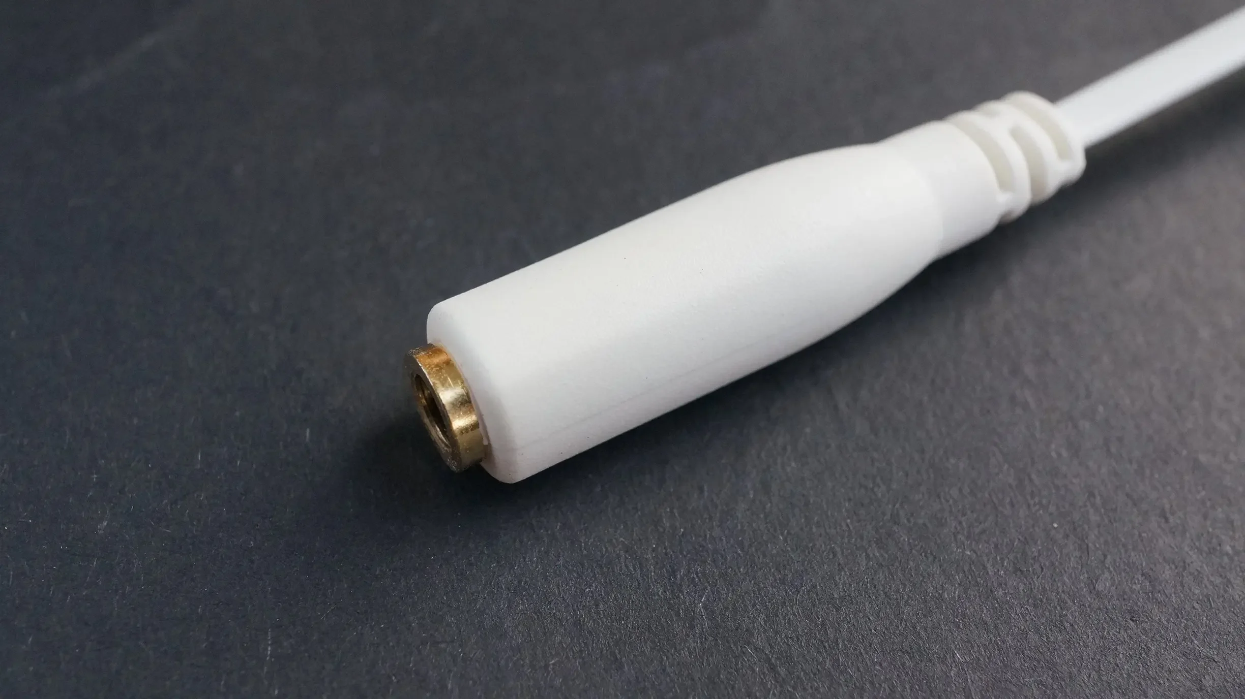 Vmota-Auscultadores Universais de Controlo de Volume, Cabo Áudio, Microfone, Linha Estendida, Branco, Apple,Android e Mais, 3.5mm, 1.0 m