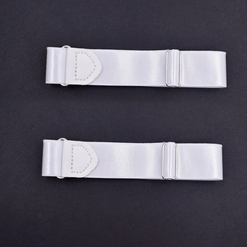 2Pairs Adjustable Non-Slip Sleeve Bands Elastic Shirt Garters for Men Women Sleeve Holders Shirt Stay Garters Comfortable Fit