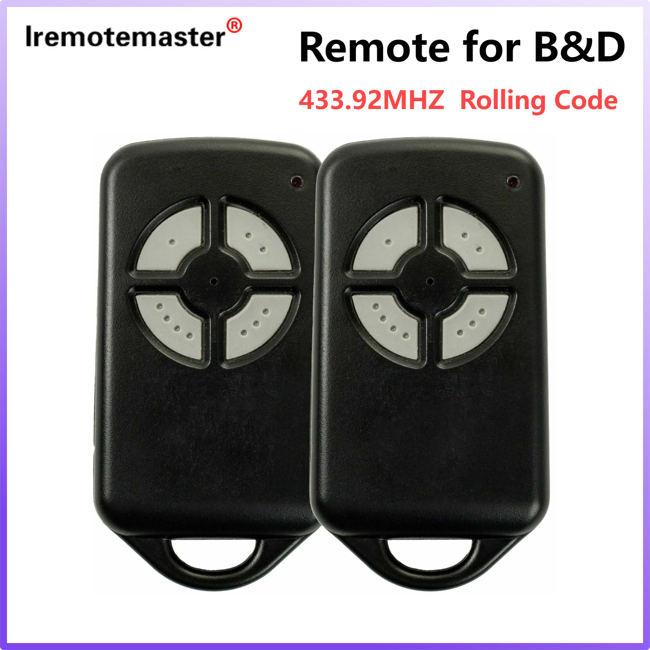 For BND 4330E 4332E 4333E 4335E Garage Door Remote Control Transmitter 4335EML 433.92MHz Gate Door Rolling Code