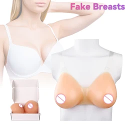 Breast Forms Cosplay Costumes Silicone Artificial External Fake Boobs Tits Prostheses DragQuee Crossdresser Transgender Shemale