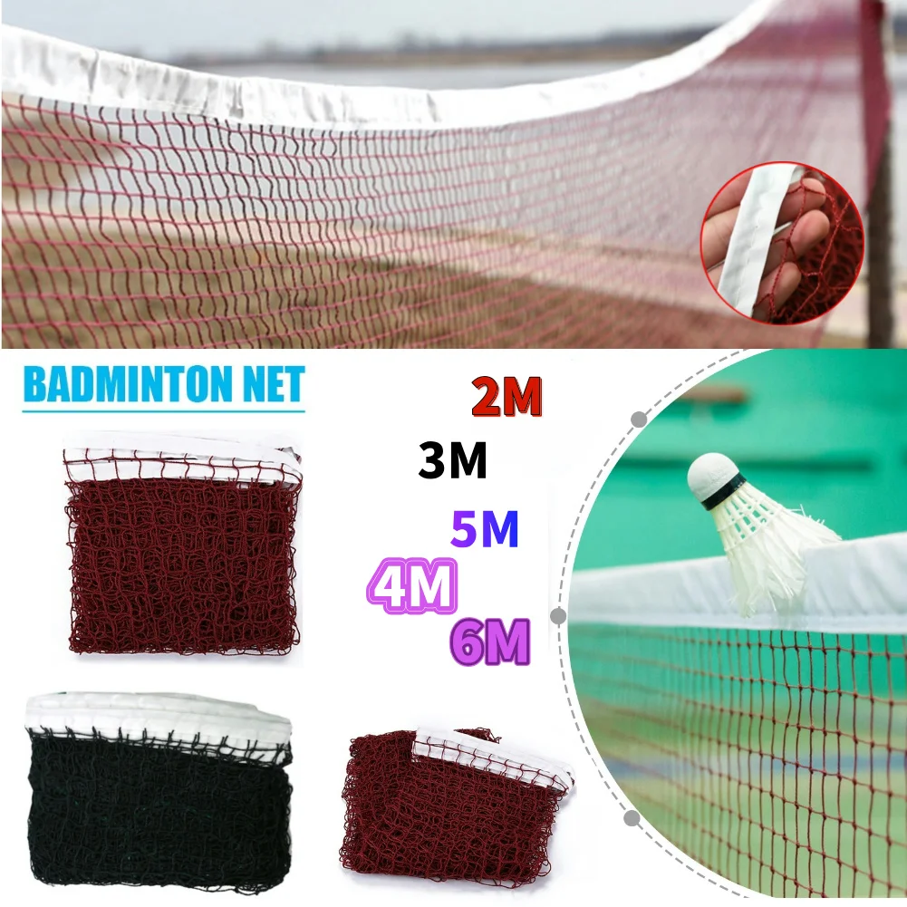 6.1mX0.76m Professional Standard Badminton Net Shuttlecock Mesh Exercise Tennis Sport Training Professional Badminton Net