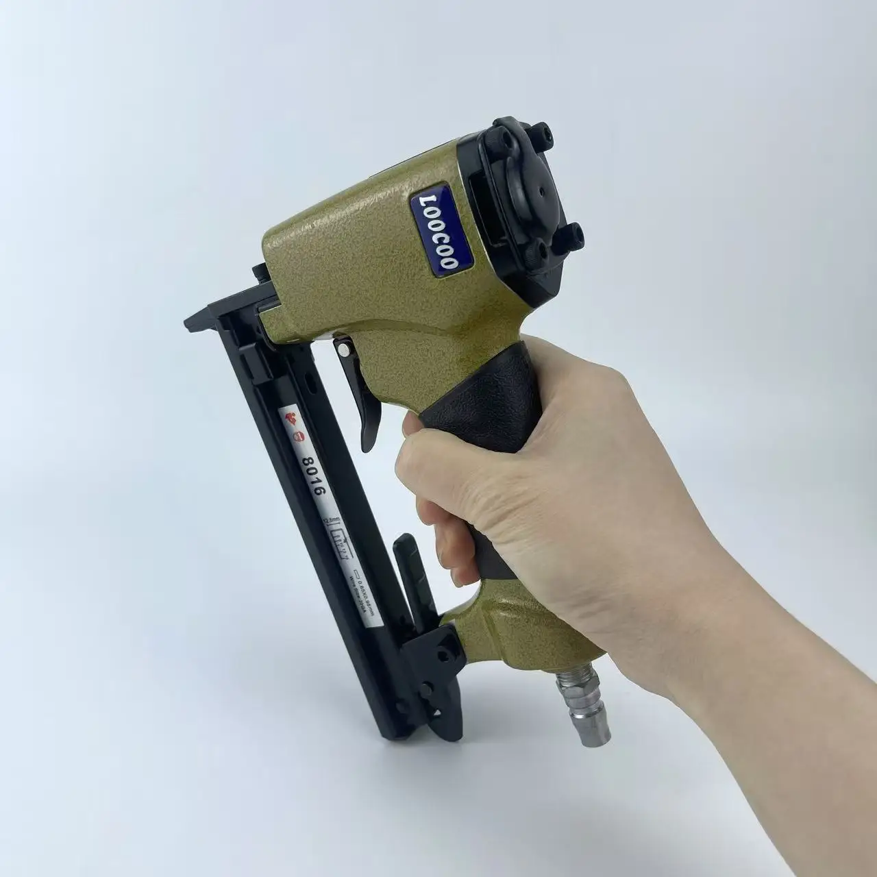 LOOCOO 8016 High Quality Pneumatic Stapler Air Staples Gun For Making Sofa Furniture