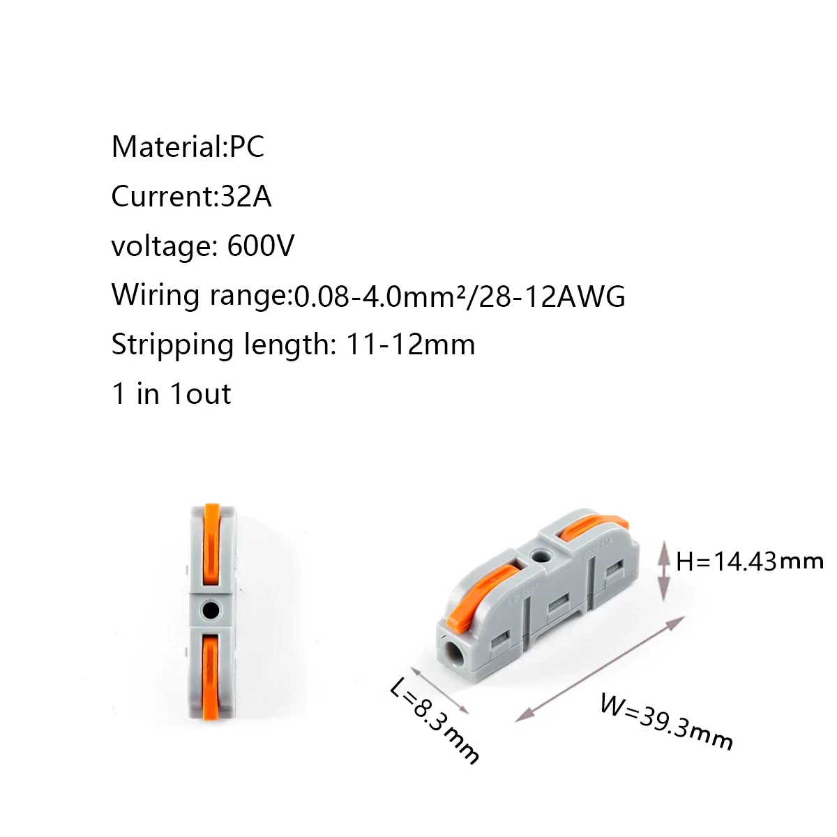 Conector de cableado rápido PCT-221, Universal, compacto, eléctrico, 0,08-4mm, conectores de cable, divisor de conductores, bloques de terminales