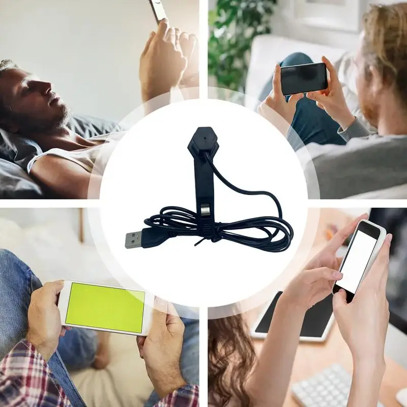 Dispositivo de pantalla de teléfono con clic automático, simulación de clic rápido, clic de dedo, dispositivo de transmisión física automática de vídeo en vivo