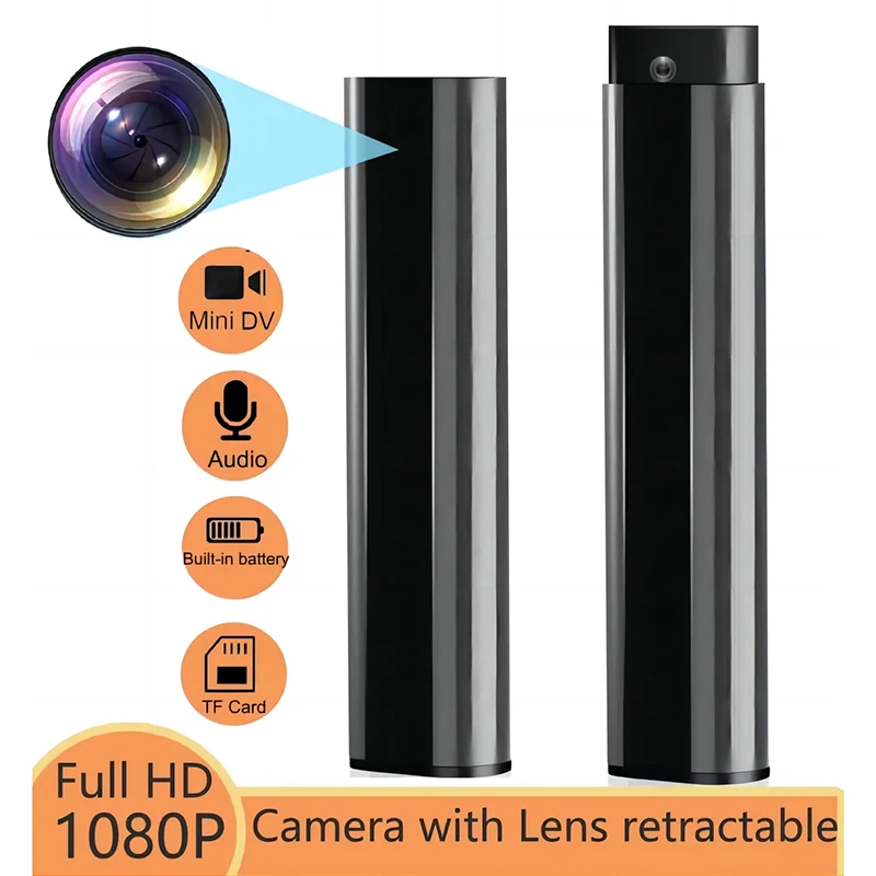 

Mini Camera HD 1080P Portable Pocket Cam Professional Pen Voice Recorder for Business Wearable Body Camera Video Recorder