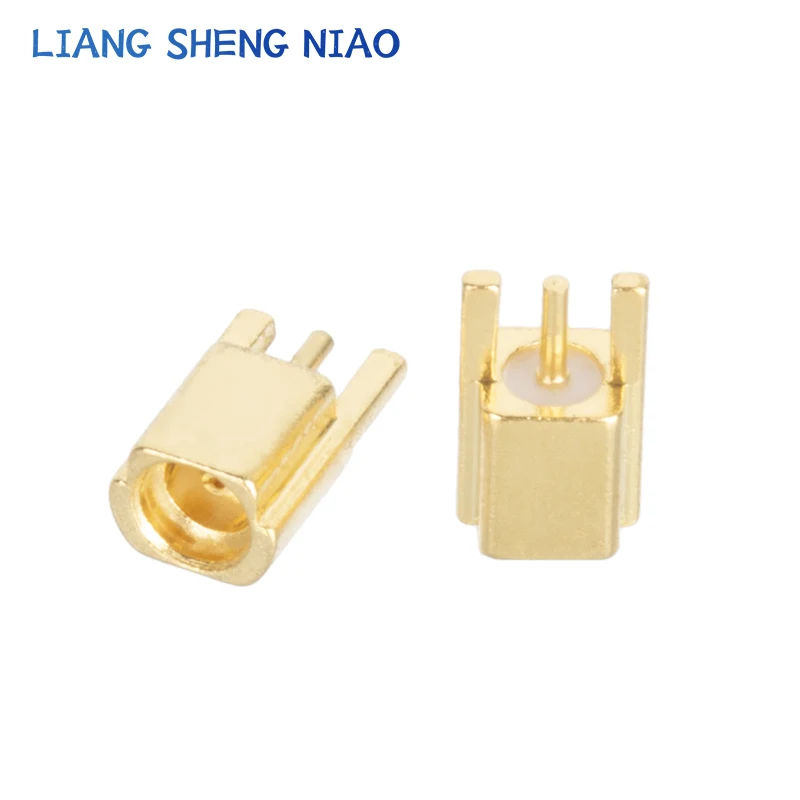 10pcs/lot MMCX Female Jack Connector PCB Mount With Solder Straight Gold Plated MMCX Socket RF Connector MMCX-K-PCB