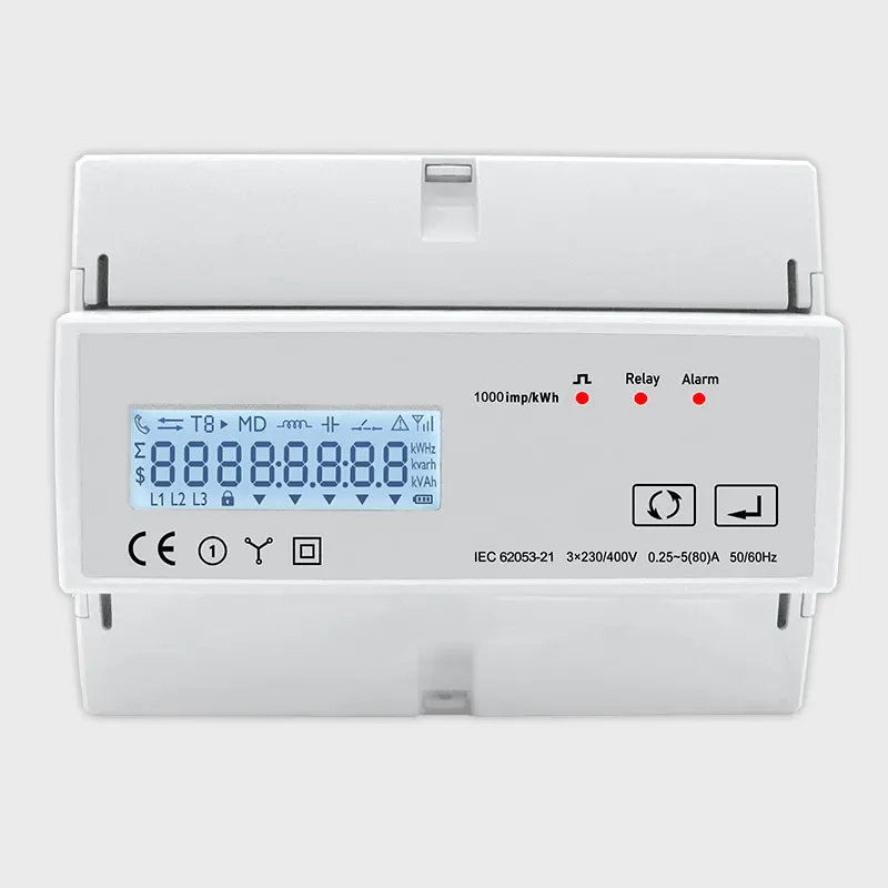 Smart Life TUYA Three Phase Energy Meter 3*230V 50/60Hz Timer WIFI Power Meter TAC7321C