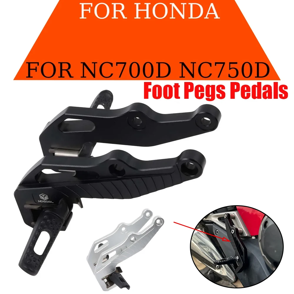 Motorcycle Foot Pegs FootRest Footpegs Rests Pedals For HONDA Integra NC700D NC750D NC 700D NC750D NC 700 D NC 750 D 2012 – 2024