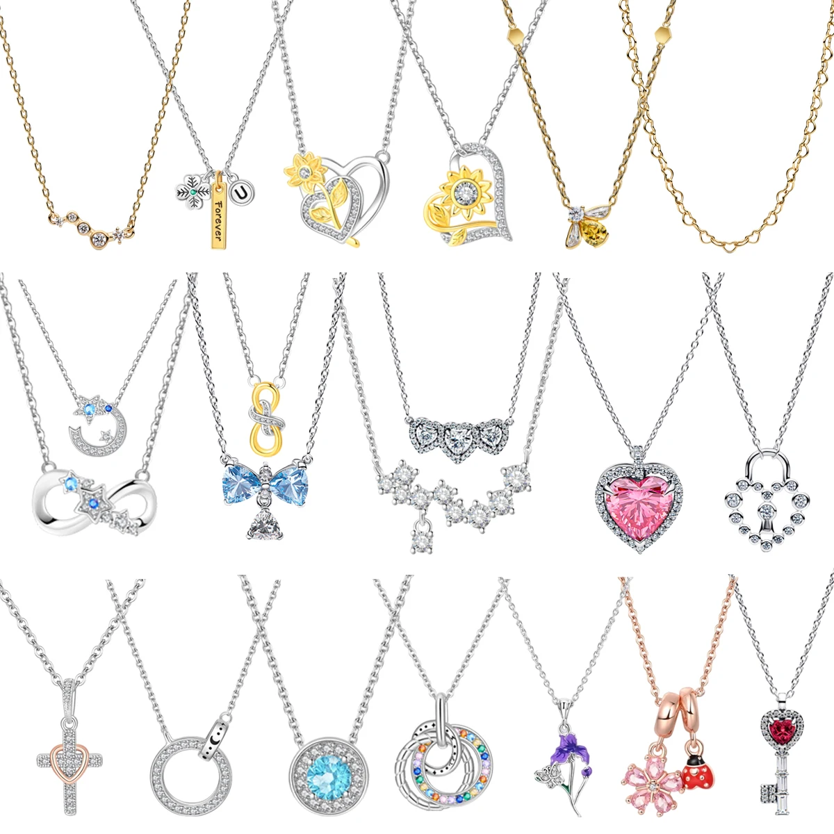 

Новое оригинальное ожерелье с подвеской в виде сердца-подсолнуха из серебра 925 пробы, в стиле галактики, для женщин, изысканный подарок на день рождения.