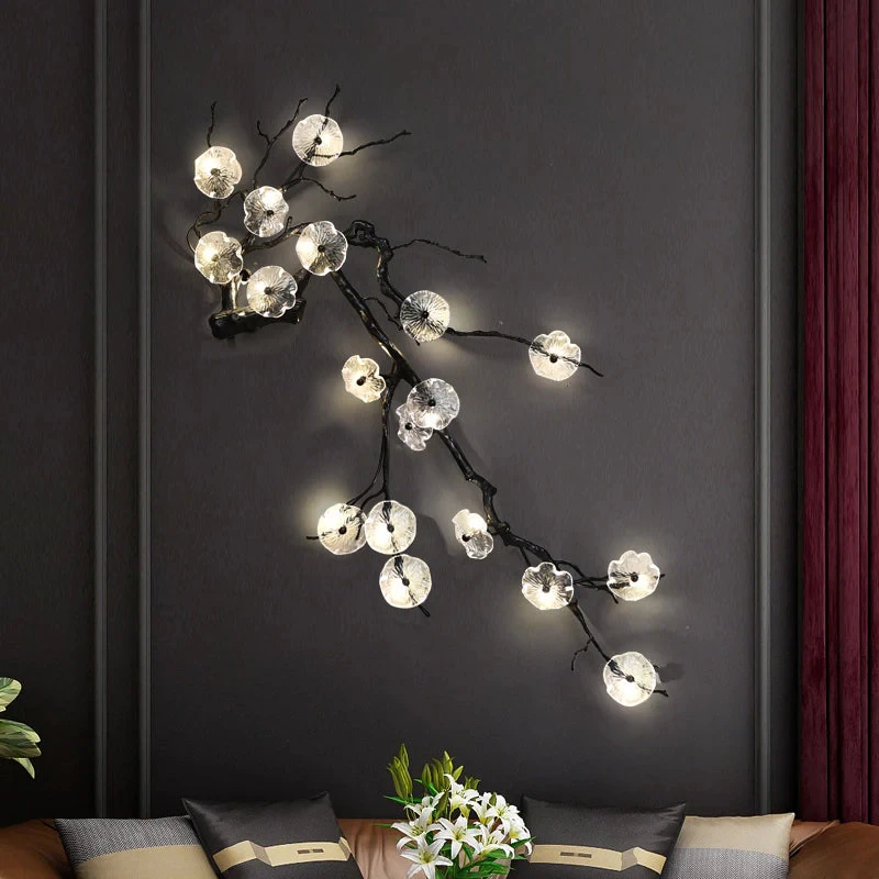 All Copper Decorative Wall Lamp Living Room Background Luxurious Crystal Wall Lamp Corridor Mural Lighting Fixture