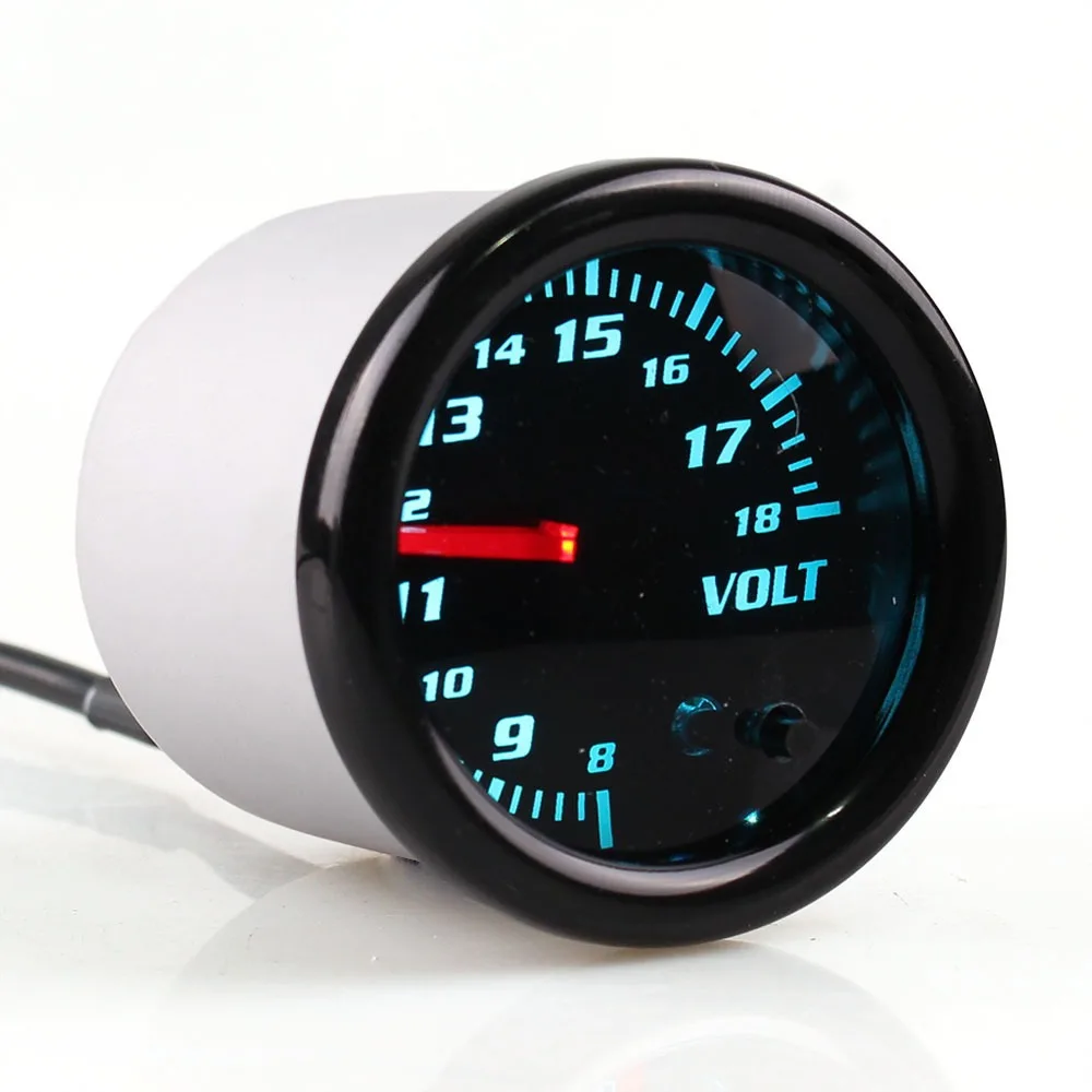 New 2-inch colorful car modified electronic meter voltmeter, water thermometer, oil thermometer, turbine meter, tachometer