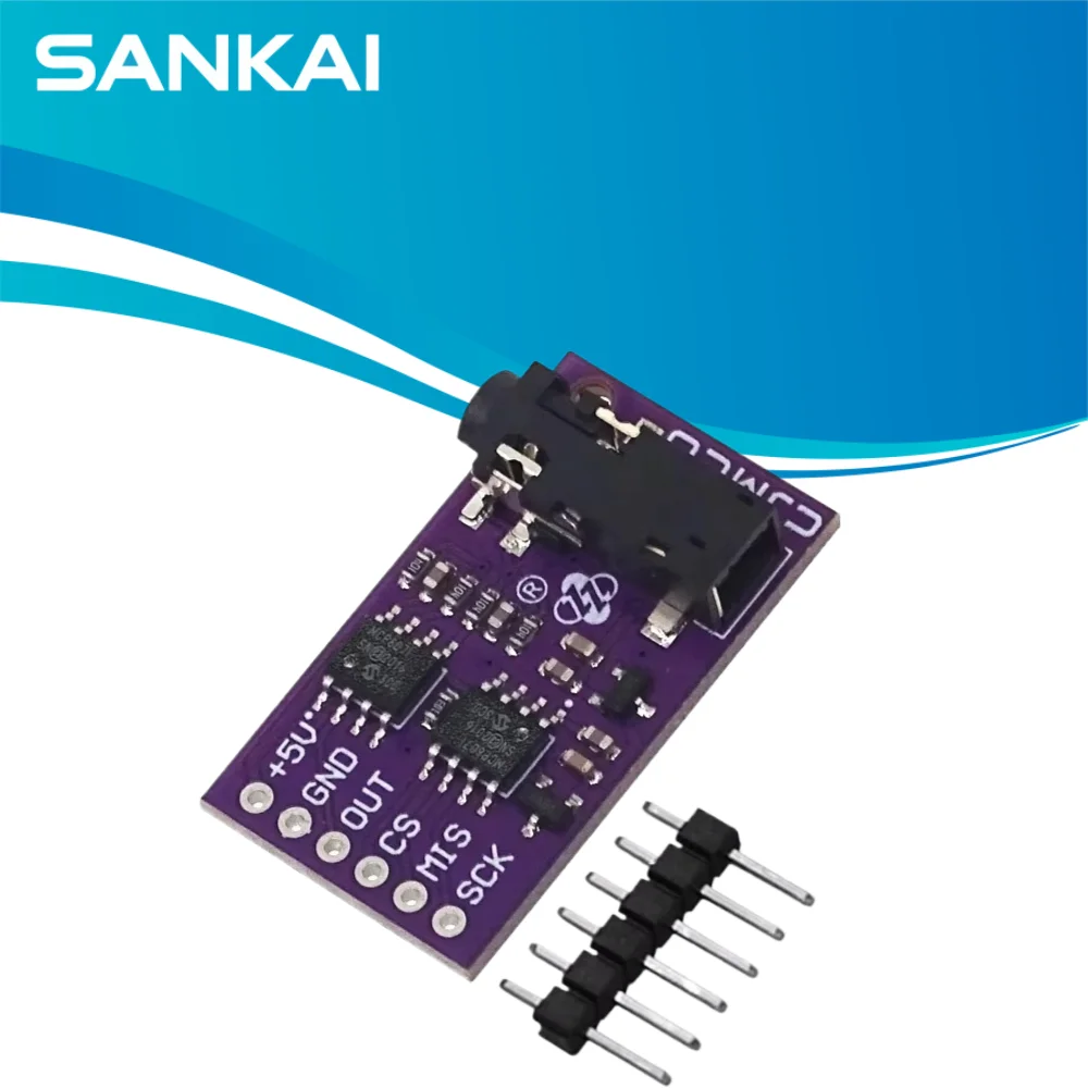 CJMCU-6701 GSR Galvanic Skin Response Sensor, SPI 12-Bit ADC Module for Arduino/Biofeedback