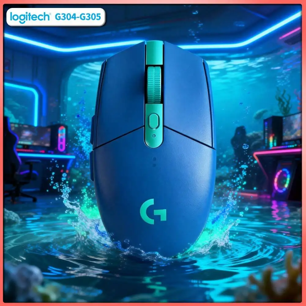 Logitech G304 Wireless Mouse LIGHTSPEED Tech 12000 DPI 1ms Response 9-Month Battery Compact Gaming Mouse