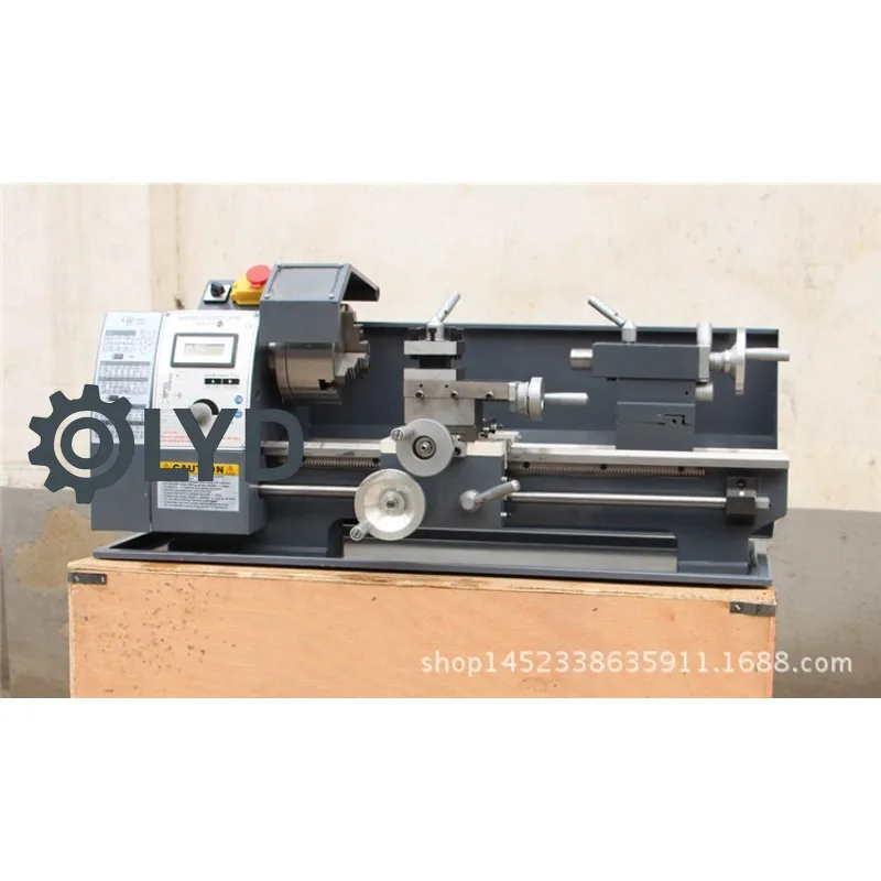 210 Home Bench Metal Lathe Micro Desktop Small Lathe High Power Brushless Motor Mini Lathe