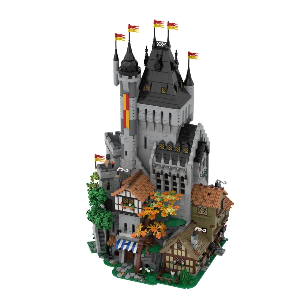 Gobricks Moc Middeleeuws De Hoge Torenstenen Van De Leeuwenridders Model Middeleeuwse Leeuwenridderkasteel Bouwstenen Educatief Speelgoedgeschenk