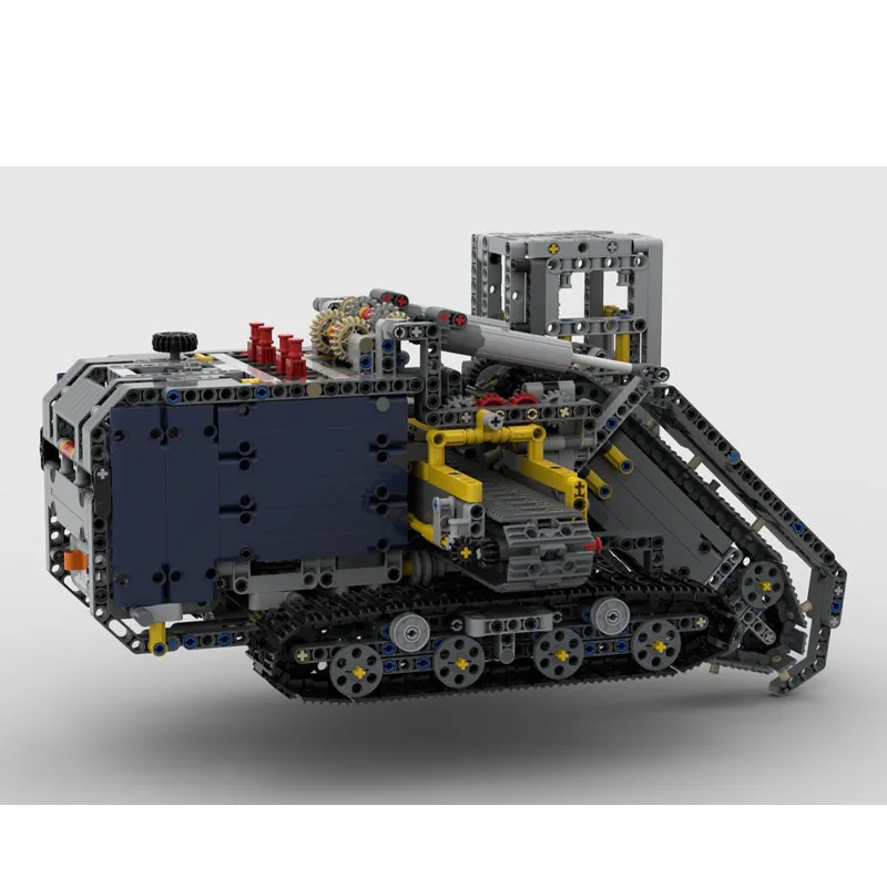 MOC-203836ニューシティトレンチングマシンビルディングブロックモデル1771パーツ、MOCクリエイティブボーイズチルドレンズ誕生日ビルディングブロックおもちゃギフト