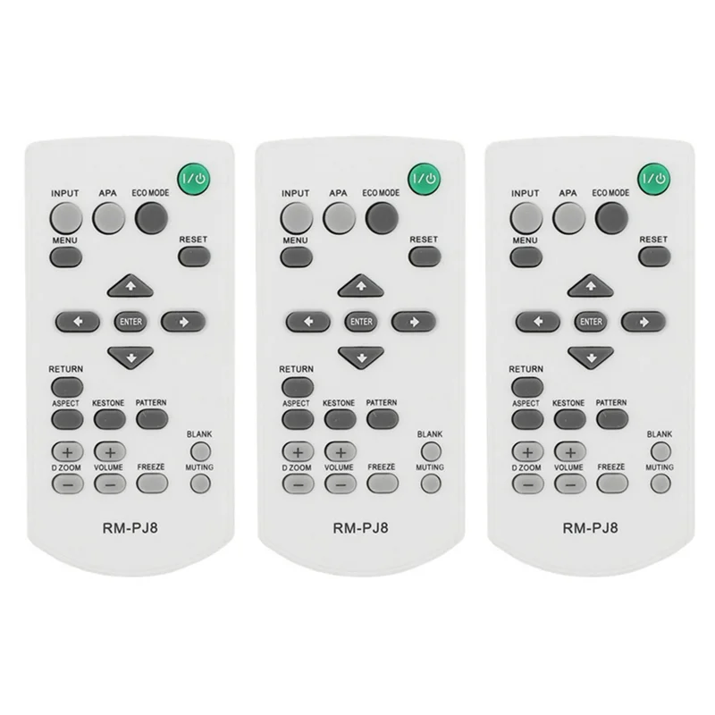 SQPP-3X Universal RM-PJ8 Projector Replacement Remote Control For Sony RM-PJ5/PJ6/PJ10/PJ12/PJ1 Wireless Remote Controller