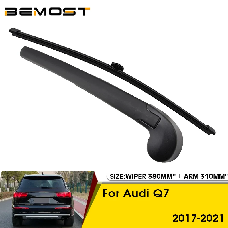 Car Wiper Blade For Audi Q7 2017-2021 Rear Back Windshield Windscreen Rear Wiper 380mm+Arm 310mm Car Accessories