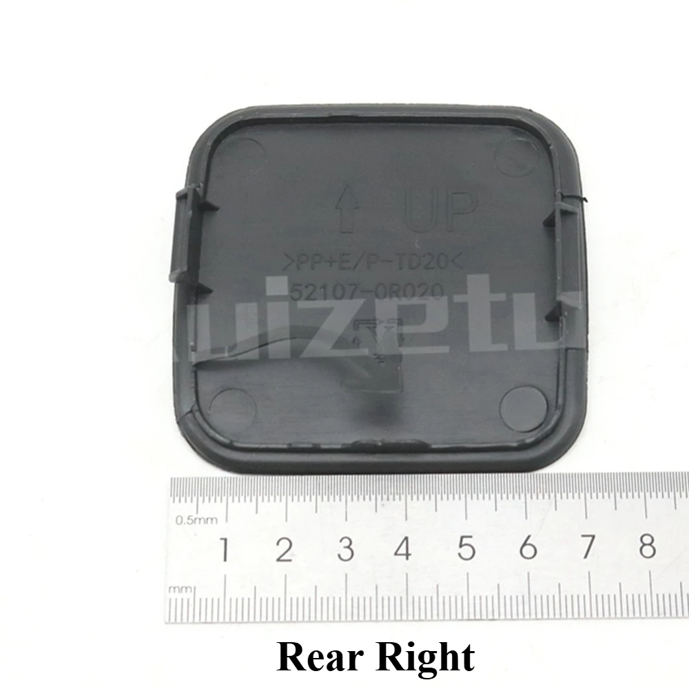 5328642160 5328542150 المصد الخلفي الأمامي مقطورة الجر نقل غطاء العين غطاء سحب هوك غطاء لتويوتا BZ4X 2022-2024 #6