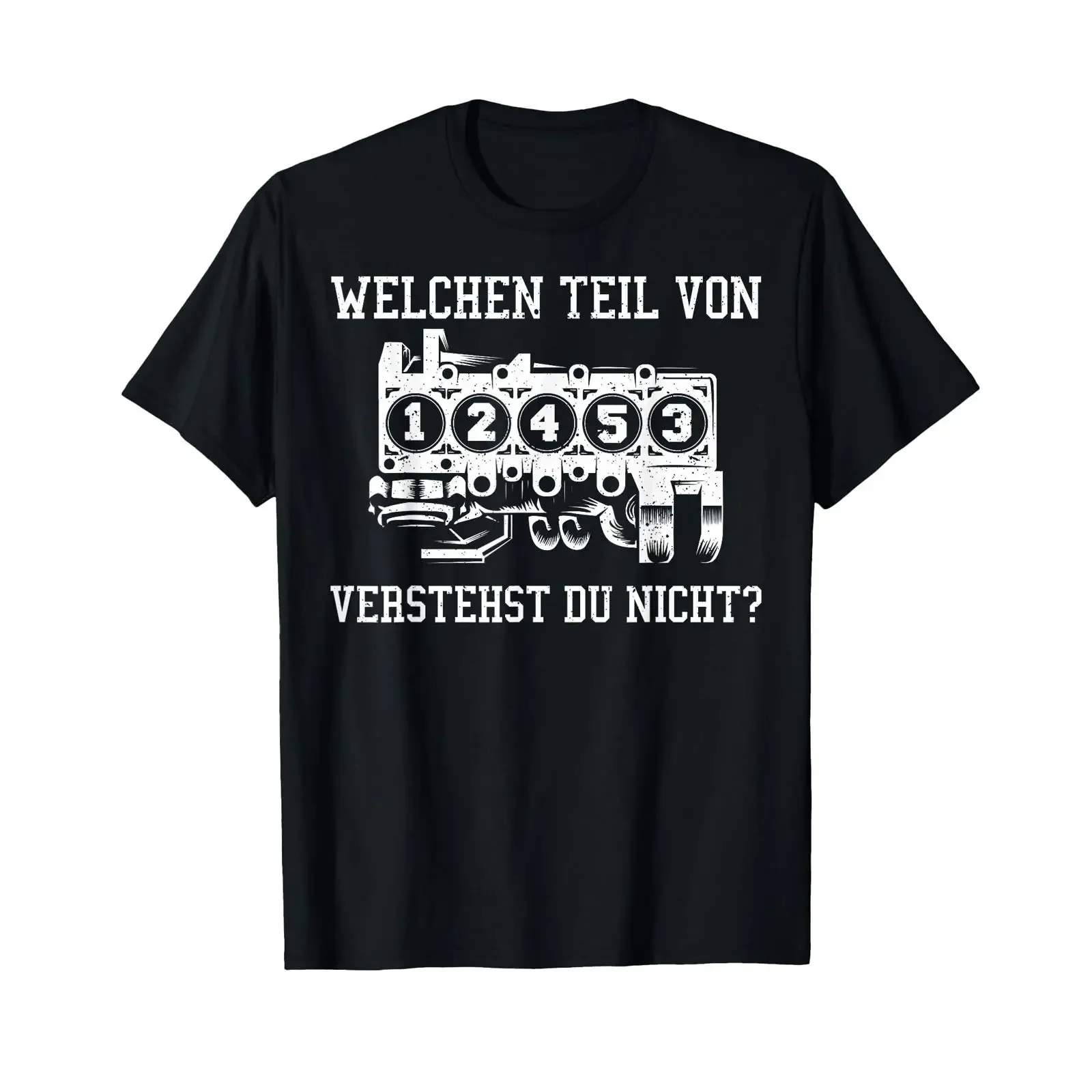 Car Mechanic 5 Cylinder Automotive T Shirt vintage Washed graphic Breathable Slightly Stylish Stretched Versatile Unisex