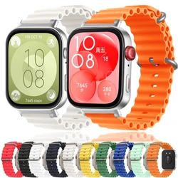 Correa Sport Band for Huawei Watch FIT 3 Strap Smart Watch Soft Silicone Wrist Bands Bracelet fit3 2024 Newest Belt Accessories