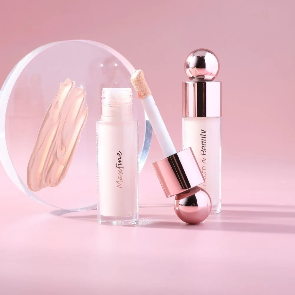 Cosmetic 5-color Liquid Foundation Oil Control Anti Dark Concealer Cream Waterproof Long Lasting Makeup Base