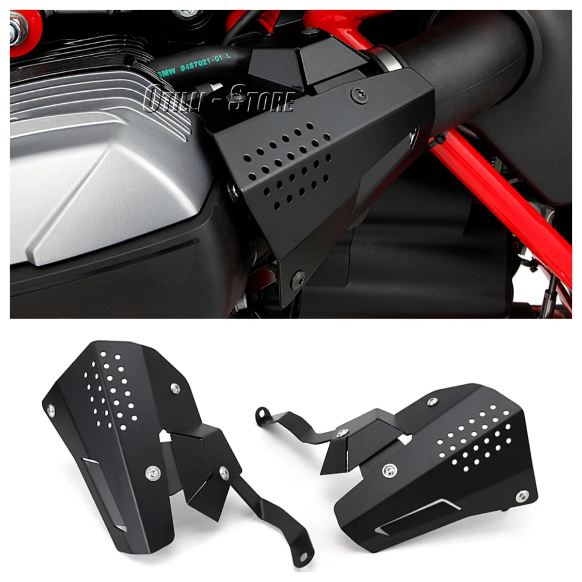 

Motorcycle CNC Aluminum Engine Cylinder Head Shield Guard For BMW R Nine T Pure R9T R nine T Urban G/S Scrambler