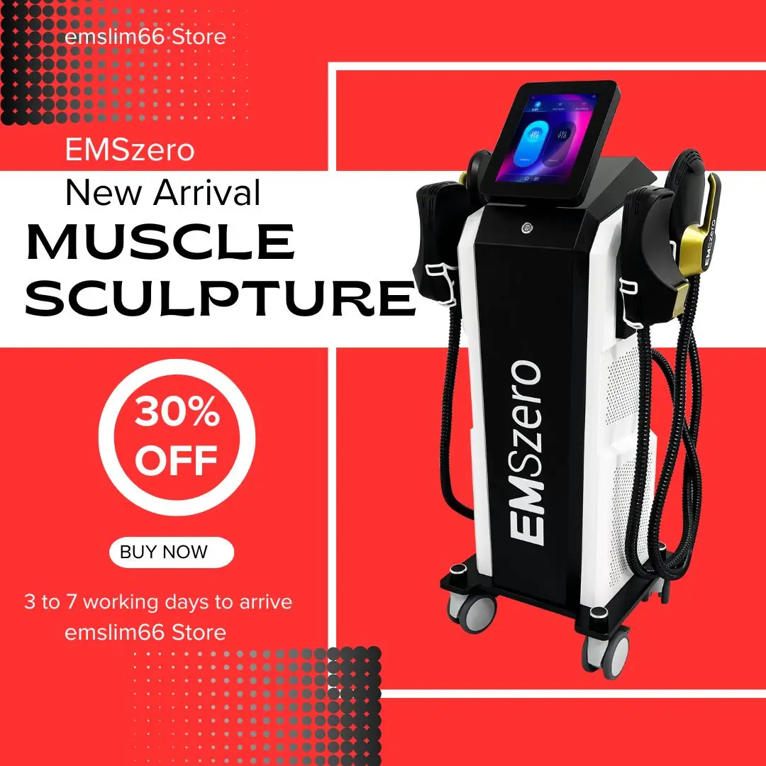 EMSzero 15 Tesla 6500w Body Slimming Muscle Electromagnetic Stimulate Buttock Toning Fat Reducing and Slimming Machine