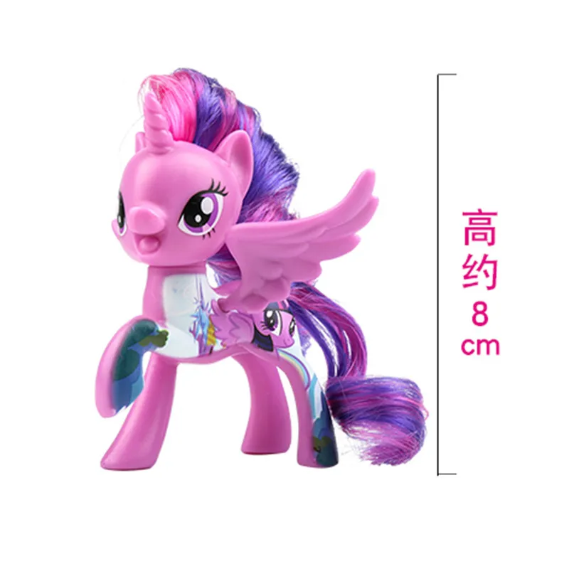 Hasbro-小さなポニー人形,トワイライト,sparkle fluttershy,女の子,プリンセス,ユニセックス,周辺機器,アクションフィギュア,モデル玩具
