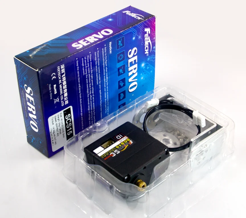 Servo RC 6V 15KG Torsi Metal Gear Mode Kerja Ganda Dengan Umpan Balik untuk Robot DIY yang Dapat Diprogram, Lengan Gripper, Servo Kontrol Cerdas