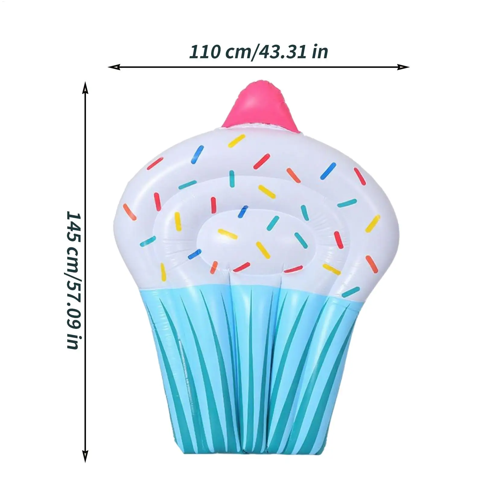 عوامات حمام السباحة على شكل كعكة يطفو لحمام السباحة حصيرة طوف السرير ألعاب عائمة وسادة صالة بولي كلوريد الفينيل لحديقة حمامات الشمس في الهواء الطلق