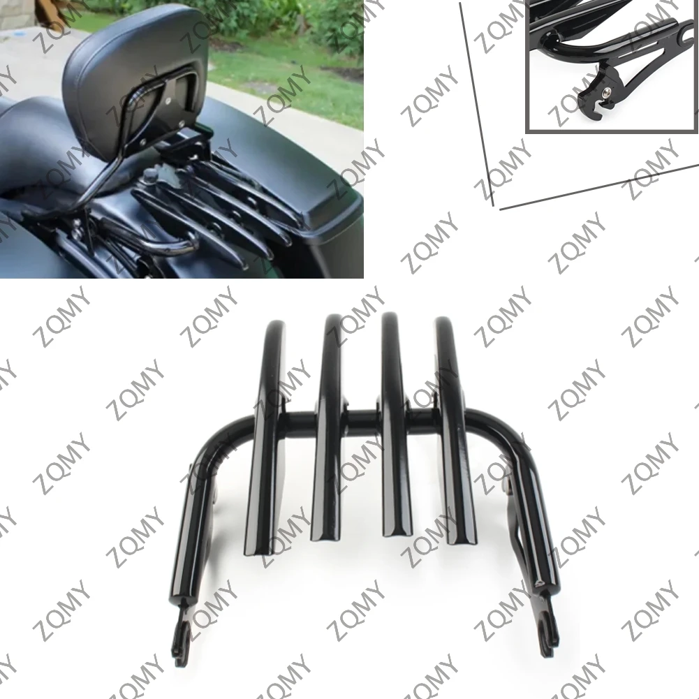 

Motorbike Detachable Stealth Luggage Rack For Harley Davidson Touring Road Street Glide 2009 2010 2011 2012 2013 2014 2015-2023