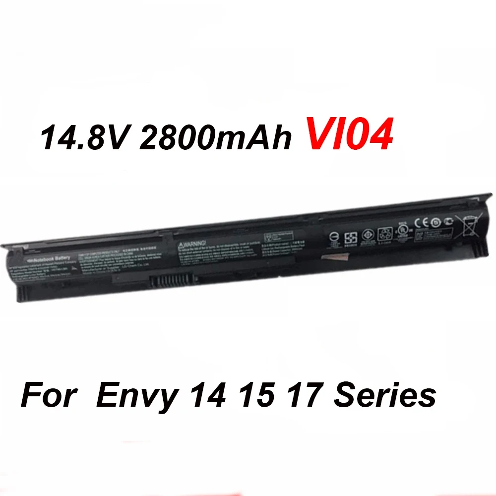 VI04 HSTNN-LB6J 14.8V 2800mAh Laptop Battery For HP Envy 14 15 17 Pavilion 15 17 Series 14-v000-v099 17-f000-f099 HSTNN-LB6K