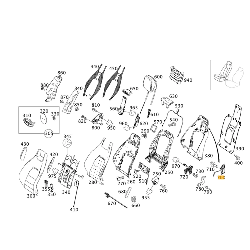 WOTT-1 زوج تعديل مقعد السيارة الأمامي مسند الظهر قفل مقبض التبديل غطاء الكسوة عاصي لبنز W204 C204 W207 C207 2009-2016 ، أجزاء