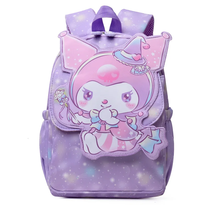 Children's cartoon and anime-themed backpack Hello Kitty  Kuromi My Melody kindergarten  Girl's schoolbag gift