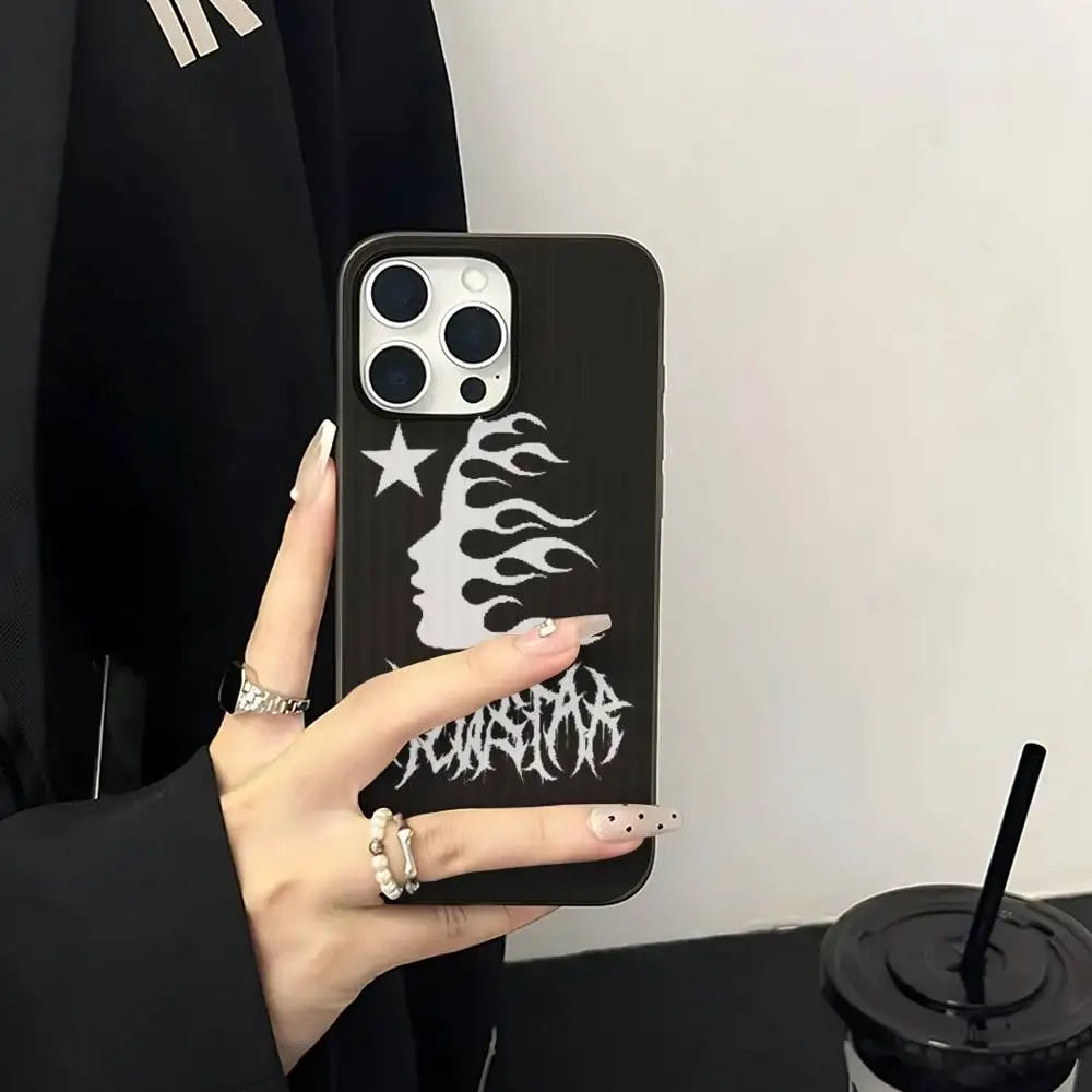 H-HellstarS Fashion Logo For IPhone 16 15 11 12 13 14 17 Pro Max PLUS Pro Soft Corrugated Silicone Back Phone Case view 3