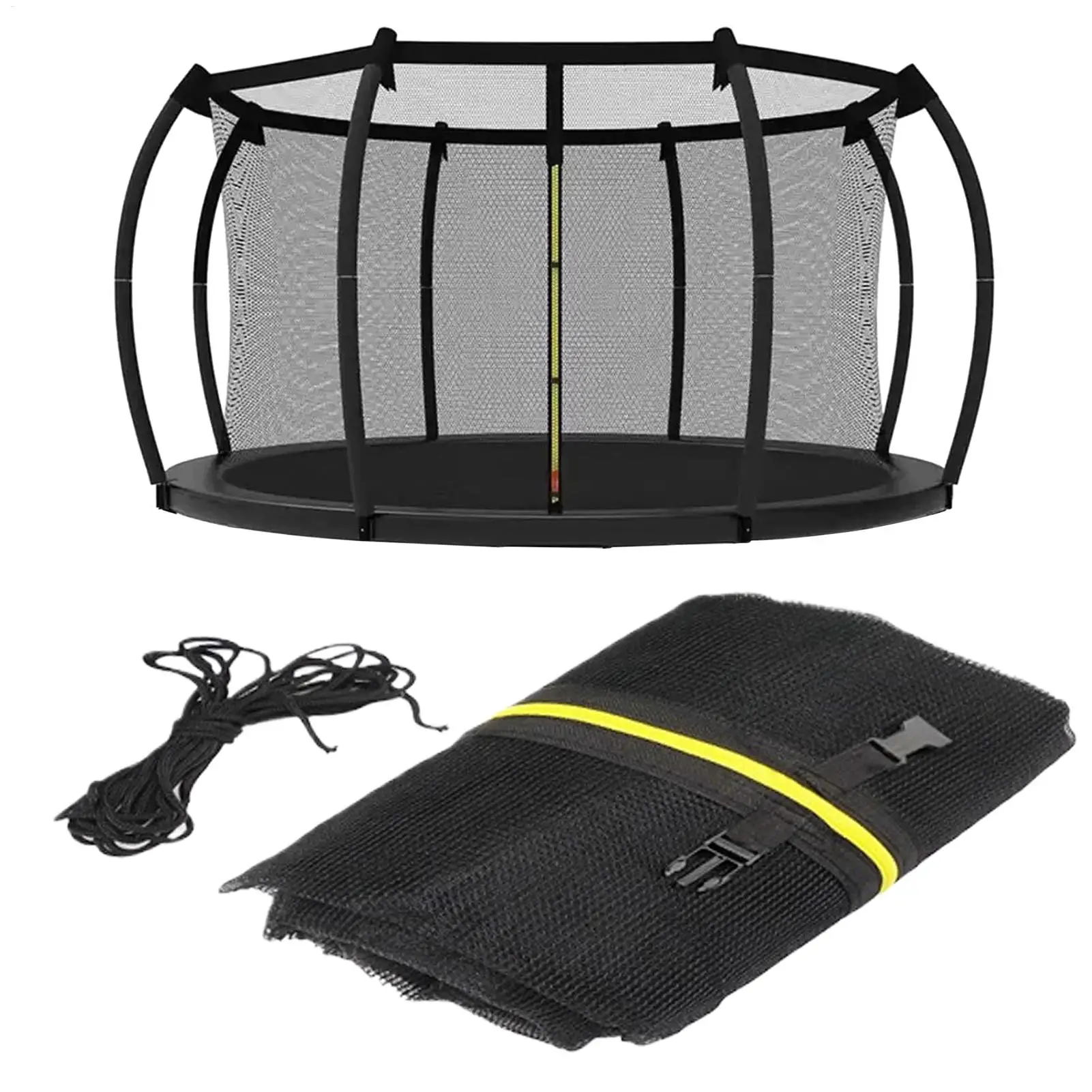 Trampoline Safety Net Weather-Resistant Fences Trampoline Replacement Safety Enclosure Net For Outdoor Patio Playground Garden