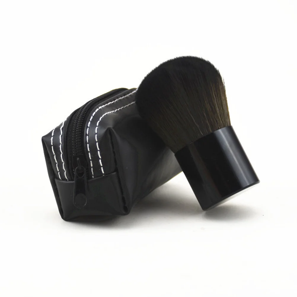 

1Set Makeup Brushes Portable Professional Brush Kit Soft Fiber Blusher Powder Brush Travel Storage Bag