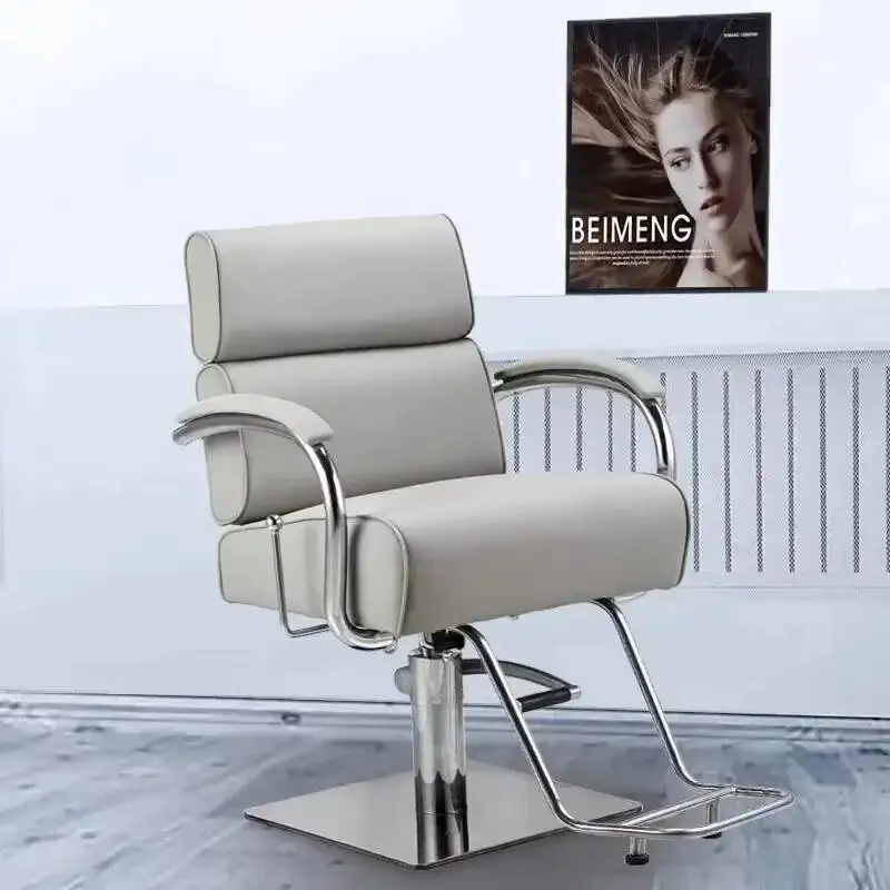 

Aesthetic Trendy Barber Chairs Personalized Modern Salon Swivel Barber Chairs Barbershop Salon Cadeira De Barbeiro Furniture