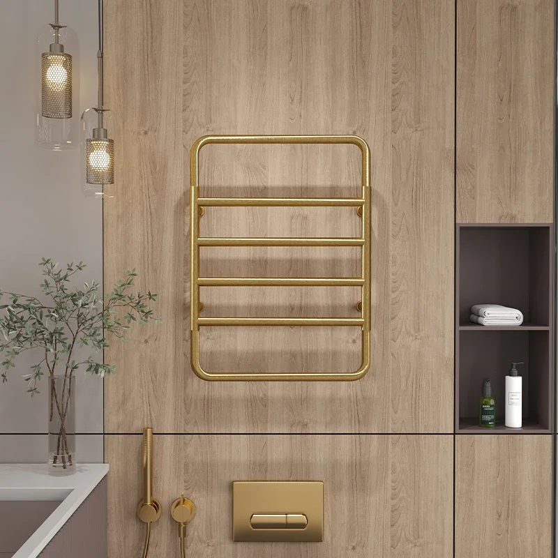 

Towel Warmer Supplier Electricity Towel Dryer Racks Wall Mounted Stainless Steel Gold Heated Towel Racks