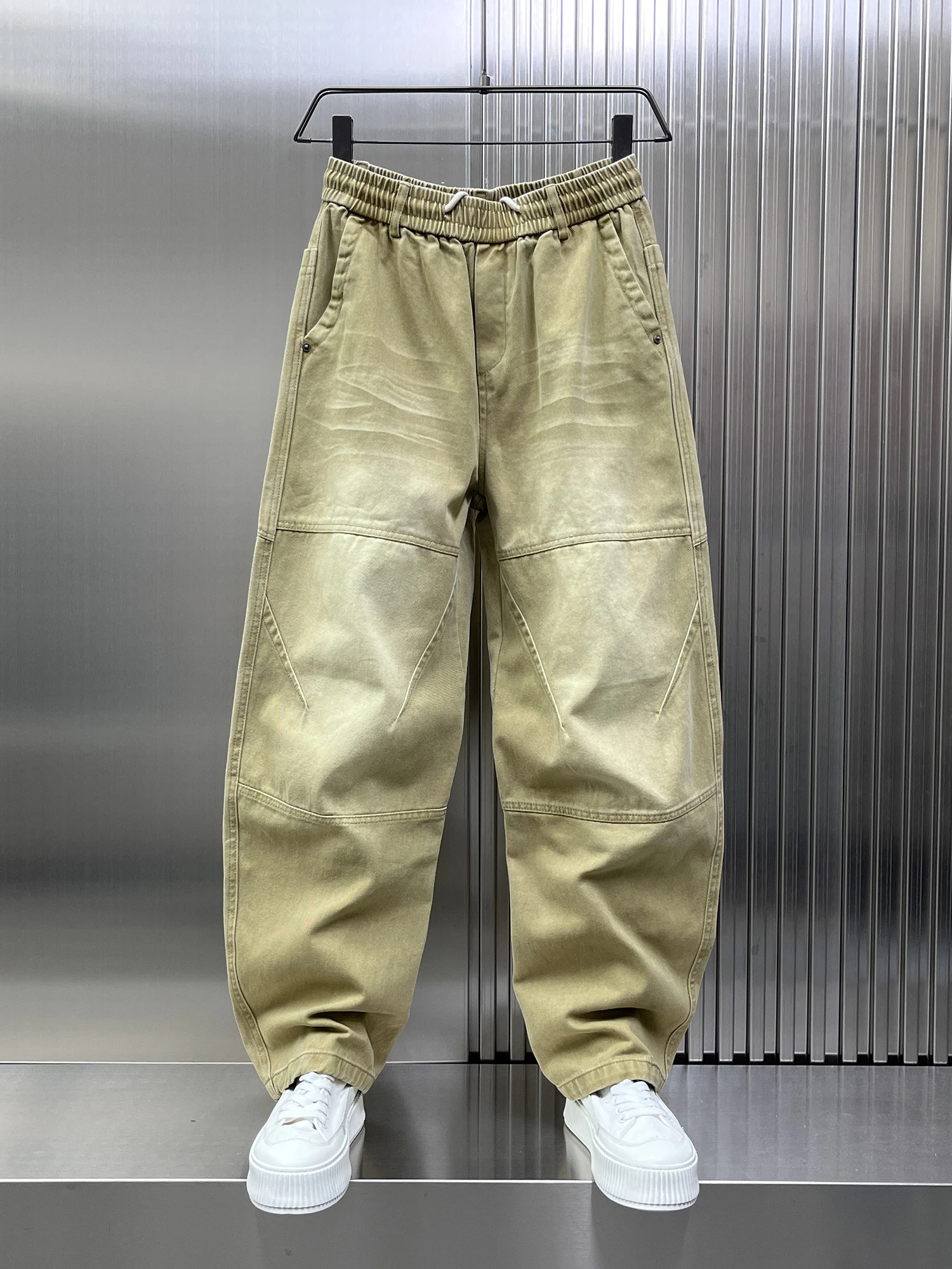 

Faionable Casual Men's Loose Fit Straight Leg Workwear Pants Autumn 2025 New Trendy Brand Comfortable Versatile Leisure Tro...