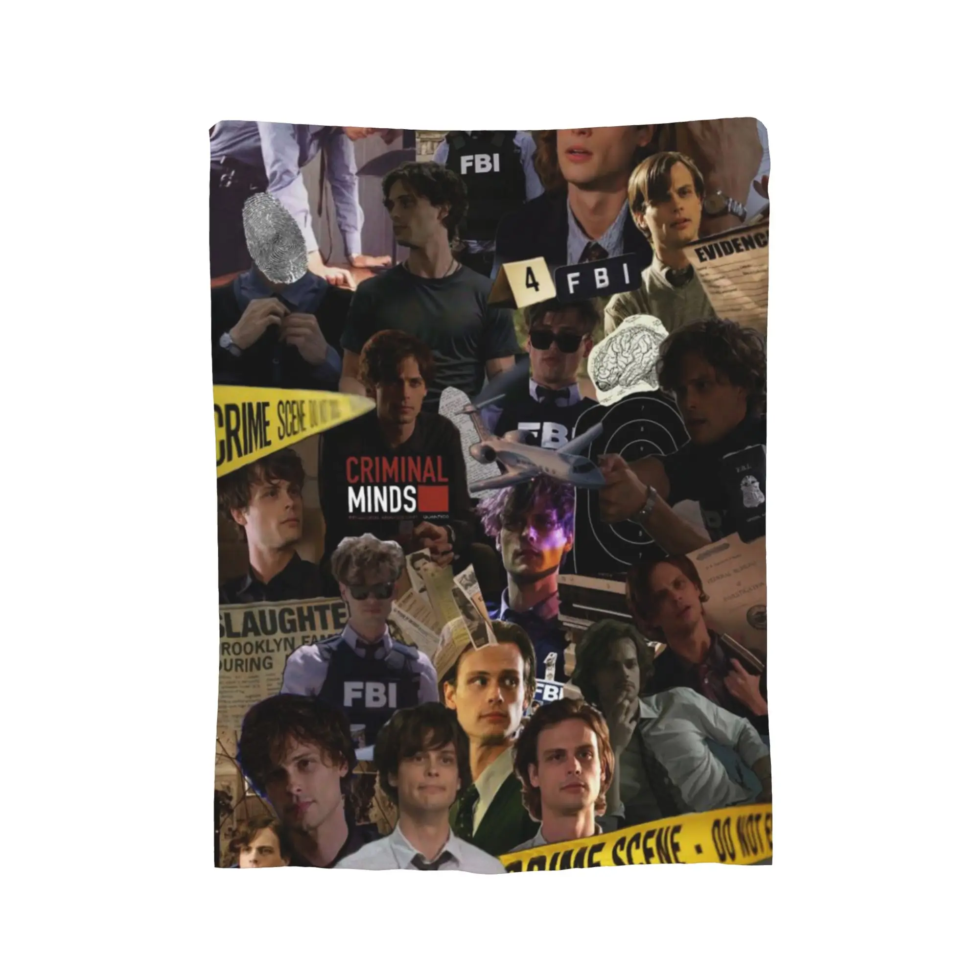 Super Soft Criminal Minds Spencer Reid Throw Blanket Premium Flannel Fleece Lightweight Bed Blanket Fuzzy Plush Bedspread